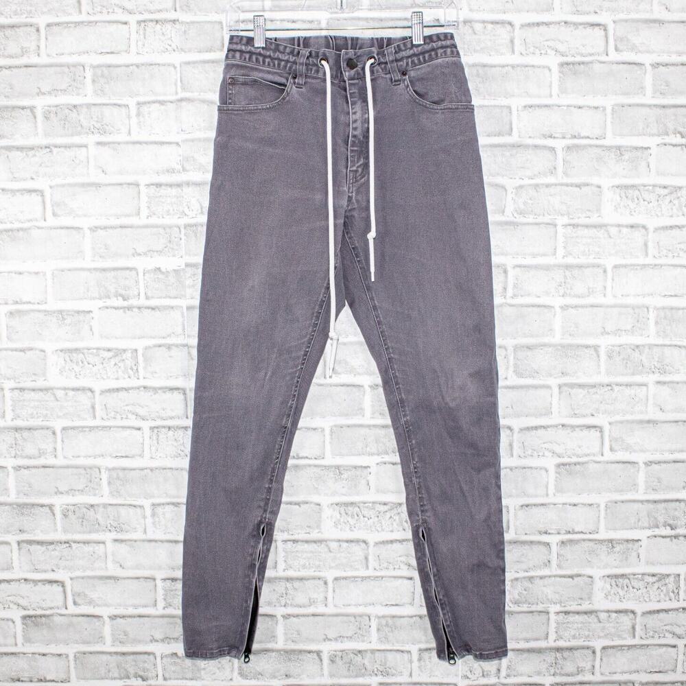 ONES STROKE Tokyo Men's Jogger Pants Drawstring ankle zip Size Small